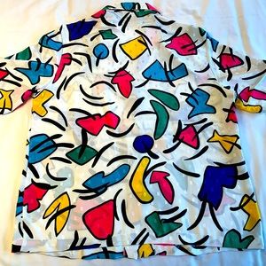 VINTAGE button-down blouse